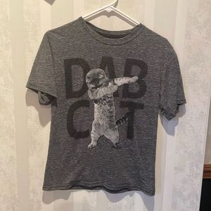 Dab Cat Grey Tee